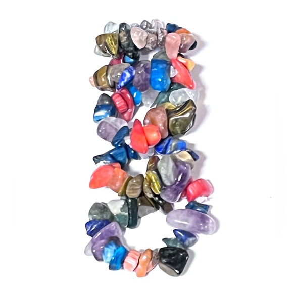 Rock Rings ☾ Agate Rings ☾ Stone Rings - Picture 5 of 7